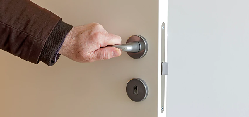 Restroom Locks Privacy Bolt Installation in San Carlos, California